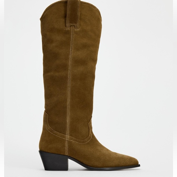 MWT ZARA COWBOY BOOTS 100% COW LEATHER SIZE 6.5 EUR 37
🚨FIRM PRICE - Picture 15 of 16